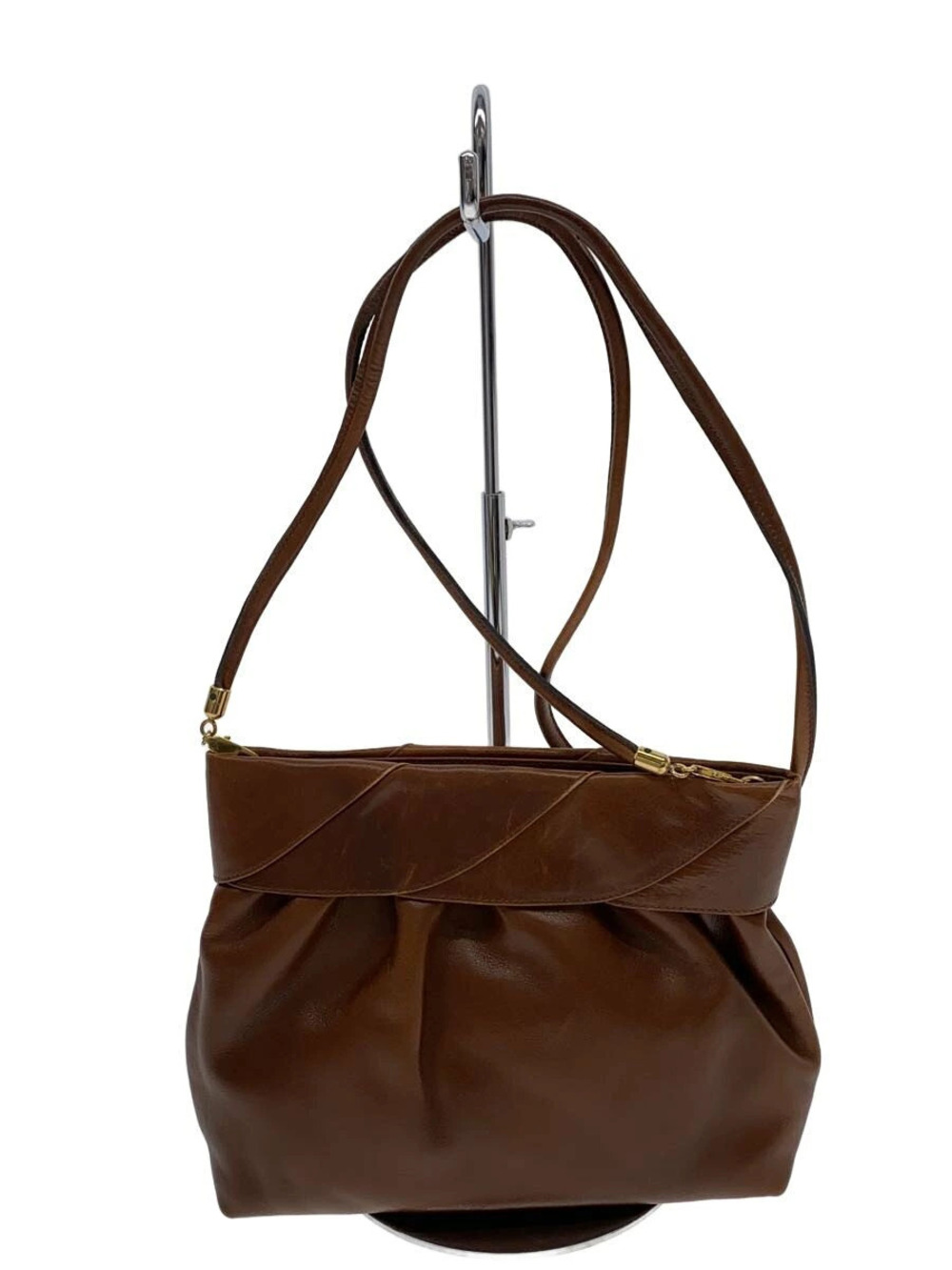 Salvatore Ferragamo Shoulder Bag Leather Brown